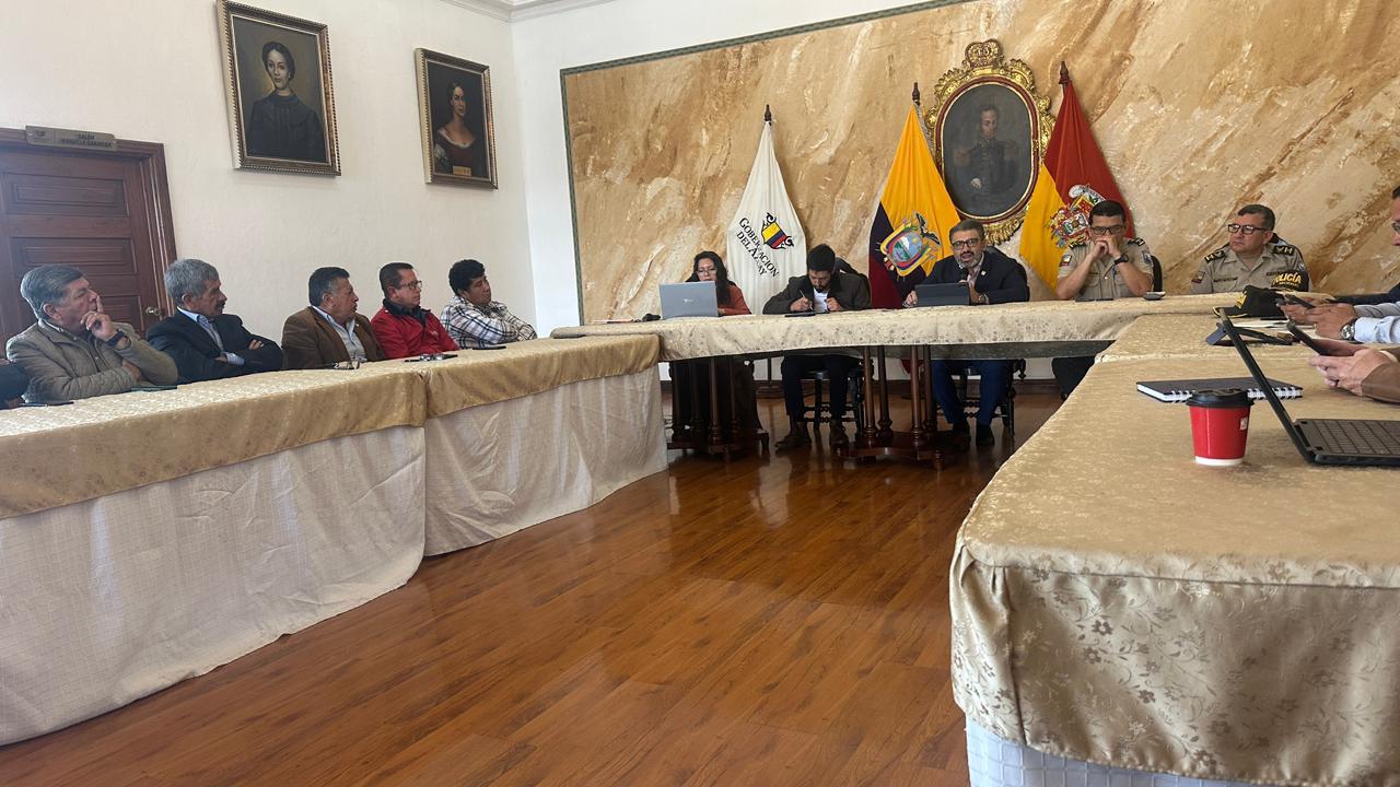 FENATRAPE participa en Mesa de Seguridad Territorial de Transporte, en Cuenca
